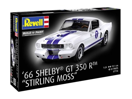 Plastic ModelKit auto 07736 1966 Shelby GT 350 R Stirling Moss 1 24 a153705425 10374