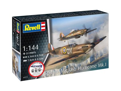 Starter Kit letadlo 73771 Spitfire Mk Ia Hurricane Mk I 1 144 a156431178 10374