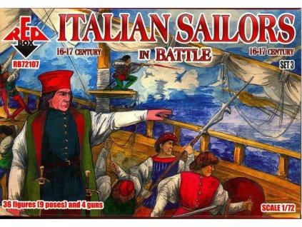 Italian Sailors in Battle,16-17th centur set 3 in 1:72