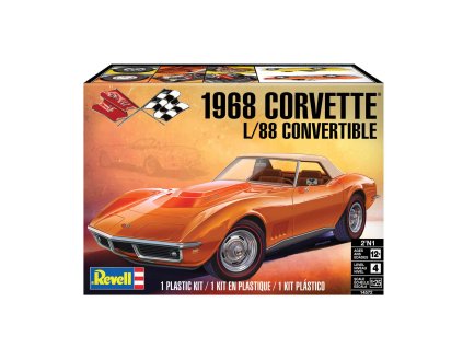 Plastic ModelKit MONOGRAM auto 4572 68 Corvette L 88 Roadster 1 25 a153705473 10374