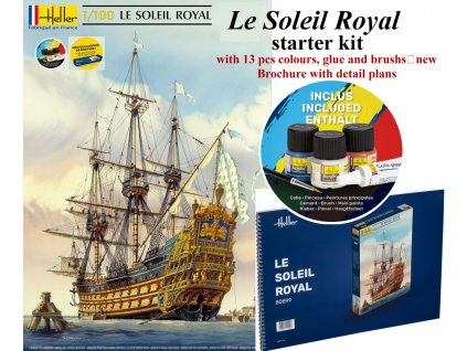 Heller Soleil Royal 1:100, HiSModel - kit 01