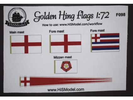 HiSModel - the flags, Golden Hind 01