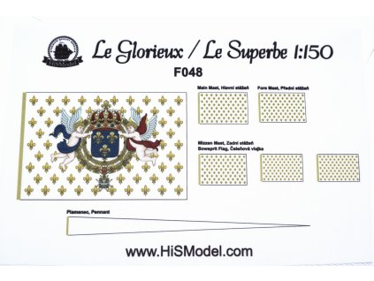 Heller Superbe, Glorieux 1:150, HiSModel - the flags 01