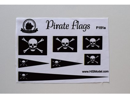 HiSModel - the flags, Pirate flags A 01