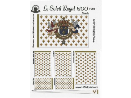Heller Soleil Royal, HiSModel flags 01
