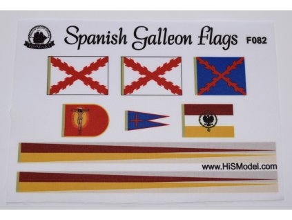 HiSModel - Spanish Galleon flags 01