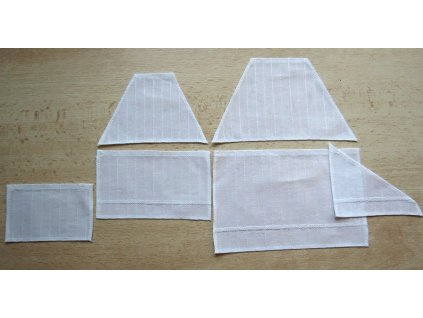 Mayflower 1:96 set of sails 01