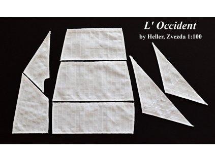 Occident 1:100 set if sails 01