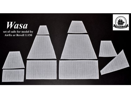 Airfix Revell Wasa 1:150, Hismodel sails 01