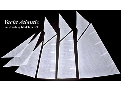 Ideal Toys Yacht Atlantic 1:56, HiSModel - sails 01