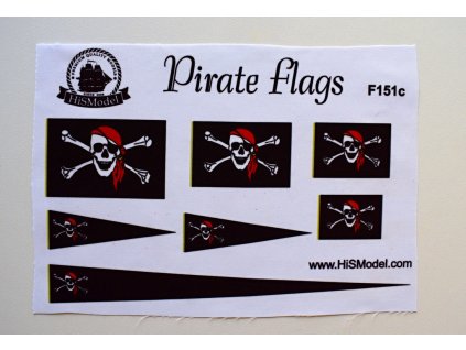 HiSModel - the flags, Pirate flags C 01
