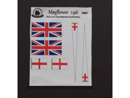 HiSModel - flags, vlajky, Mayflover 01