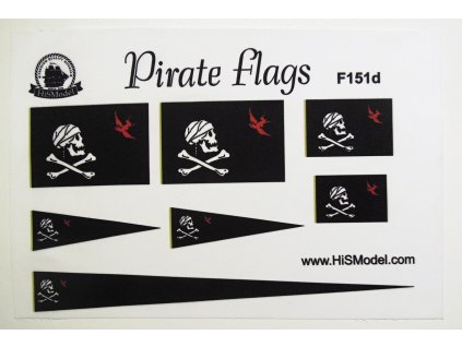 HiSModel - the flags, Pirate flags D 01