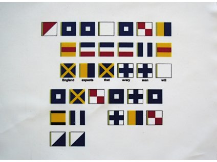 HiSModel - Victory, Nelson´s signal 1:180 flags