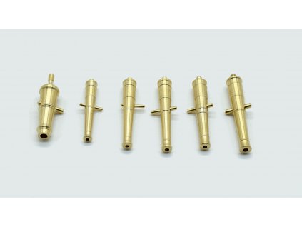 Heller HMS Victory 1:100 - HiSModel - set of 104 brass guns  01