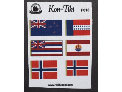 HiSModel - the flags, Kon-Tiki 01