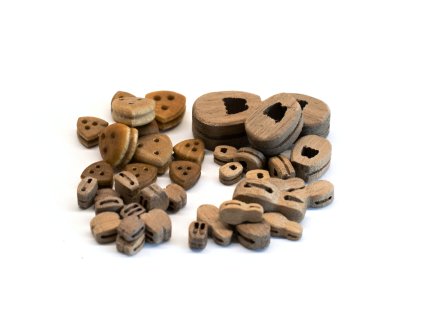 HiSModel - wooden blocks , kladky