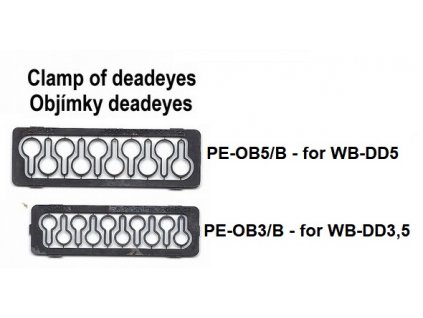 Black Pearl, Pirate sip - HiSModel- clamp of deadeyes