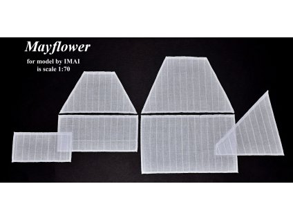 IMAI Mayflower 1:70 - HiSModel - sails, plachty 01