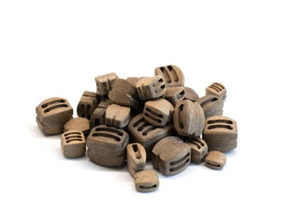 HiSModel - wooden blocks, kladky
