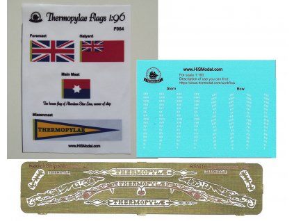 Revell Thermopylae HiSModel - flags
