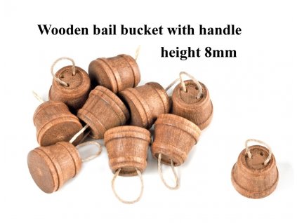 Amati - Wooden bail bucket with handle, height 8mm HiSModel