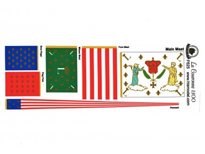 Couronne 1:100, HiSModel - the flags, 01