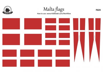 Kinghts Hospittaler - HiSModel - the flags 01