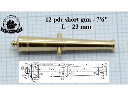 HiSModel Gun - 12 pounds short - 7´6", L23 01