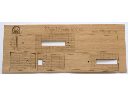 Heller Royal Louis 1:200, HiSModel, deck 01