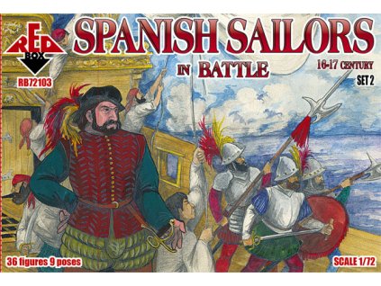 RED Spanish sailor in battle,16-17th 1:72, HiSModel 01