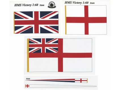 HMS Victory 1:60, HiSModel - flags 01