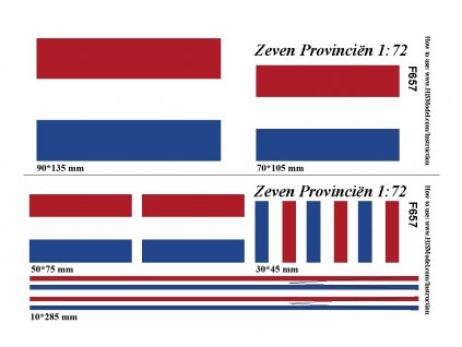 Kolderstok Zeven Provinciën 1:72, HiSModel - flags 02