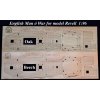 Revell English Man ó War 1:96, Hismodel, wooden deck beech 04