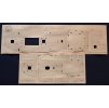 Revell English Man ó War 1:96, Hismodel, wooden deck beech 01