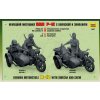 Model Kit military 3607 - German WWII Sidecar R12 with crew (1:35)
