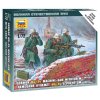 Wargames (WWII) figurky 6210 - Ger. Machine-gun with Crew (Winter Uniform) (1:72)
