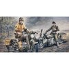Model Kit military 0322 - U.S. MOTORCYCLES WW2 (1:35)