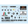 Model Kit auto 3653 - ALFA ROMEO GIULIETTA SPIDER 1300 (1:24)
