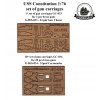 Model Shipways USS Constitution 1:96, HiSModel - set laffetes 06