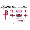 Revell HMS Victory 1:225, HiSModel -  flags 03