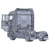 Model Kit truck 3971 - Scania S770 4x2 Normal Roof "Grey Cab" (1:24)