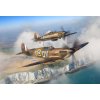 Plastic ModelKit letadlo 03771 - Supermarine Spitfire Mk.Ia & Hawker Hurricane Mk.I (1:144)