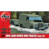 Classic Kit military A02324 LWB Land Rover Hard Top and Trailer 1 76 a56861159 10374