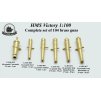 Heller HMS Victory 1:100 - HiSModel - set of 104 brass guns  02