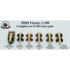 Heller HMS Victory 1:100 - HiSModel - set of 104 brass guns  06