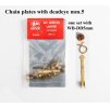 Amati - Brass chain plates with DD5mm - HiSModel 01