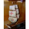 English Man O´War 1:96 - set of sails with printing 4 sails