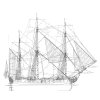 La Flore 1:75 - HiSModel - sails, plachty 01
