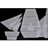 Heller HMS Victory 1:100 - HiSModel sails, plachty 03